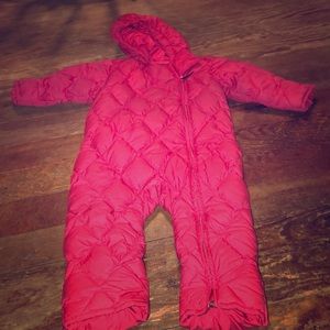 Lands End goose down insulated snow suit.  18M